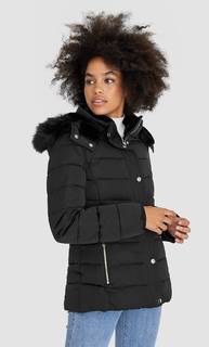 Куртка со съемным капюшоном Stradivarius