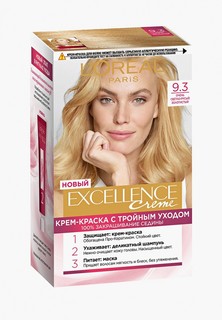 Краска для волос LOreal Paris L'Oreal с тройным уходом