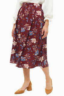 Юбка DM01690BO maroon D&M by 1001 Dress