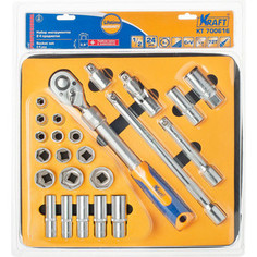 Набор инструментов Kraft 1/2 Dr 24 предмета (KT 700616)