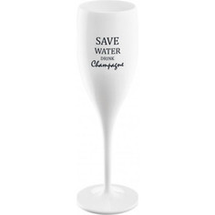 Бокал для шампанского 100 мл SAVE WATER DRINK CHAMPAGNE Koziol (3436525)