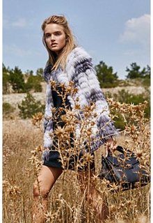 Облегченная шуба из меха лисы Fellicci