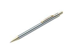 Ручка шариковая Berlingo Silver Premium 0.7mm корпус Chrome-Gold, стержень Blue CPs_72935