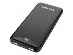 Внешний аккумулятор Crown Power Bank CMPB-603 10000mAh Black