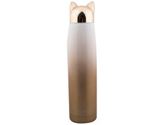 Термос Эврика Котик 330ml Gold 99466 Evrika