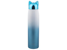 Термос Эврика Котик 330ml Blue 99465 Evrika