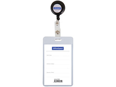 Аксессуар Бейдж ArtSpace OfficeSpace 55x90mm Black 284661