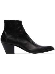 Saint Laurent ковбойские ботинки Finn 60