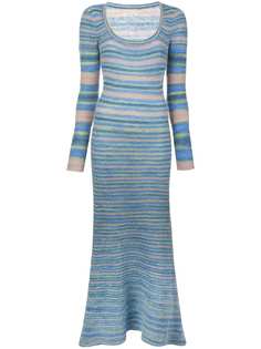 Jacquemus трикотажное платье макси La Robe Perou