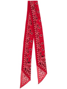 Saint Laurent шарф с принтом пейсли