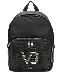 Versace Jeans Couture сетчатый рюкзак с логотипом