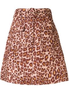 Zimmermann леопардовая юбка Resistance