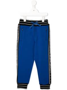 Dolce & Gabbana Kids спортивные брюки с вышивкой