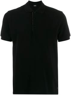 Fendi рубашка-поло с логотипом FF