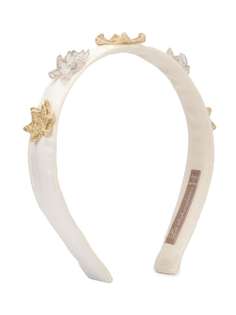 La Stupenderia star appliquéd headband