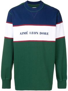Aimé Leon Dore толстовка дизайна колор-блок
