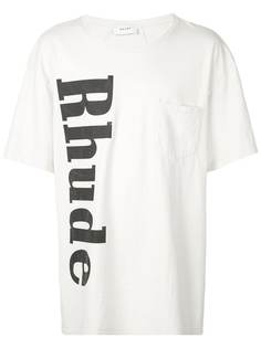 Rhude футболка с логотипом