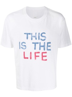 Visvim This Is The Life print T-shirt