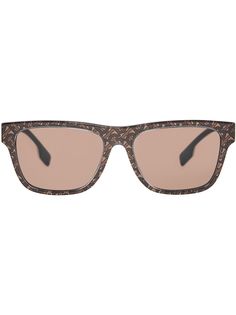 Burberry Eyewear солнцезащитные очки в квадратной оправе с монограммой