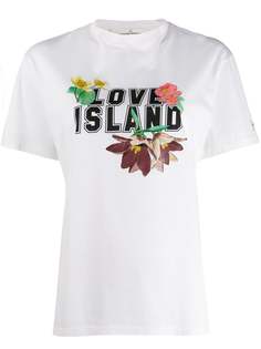 Golden Goose футболка с принтом Love Island