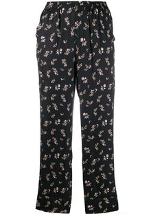 Love Stories floral-print cropped trousers