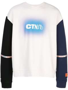 Heron Preston толстовка в стиле колор-блок