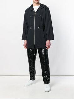 Jean Paul Gaultier Pre-Owned куртка с капюшоном с поясом на талии