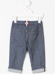 Moncler Kids джинсы с подворотами