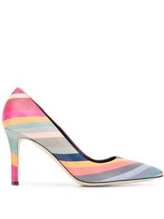 Paul Smith туфли-лодочки с разноцветными полосками