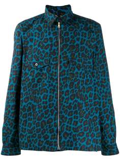PAUL SMITH куртка на молнии с леопардовым принтом