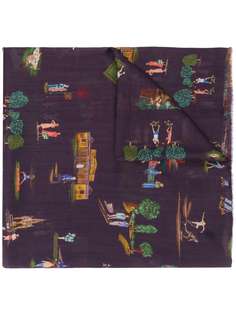Paul Smith шарф с принтом People