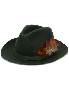 Paul Smith шляпа-федора с перьями