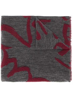 Paul Smith шарф с контрастным принтом