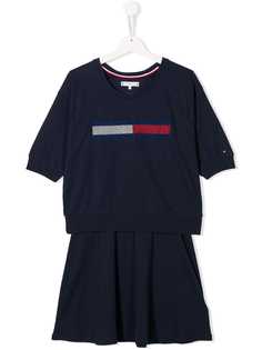 Tommy Hilfiger Junior платье-ромпер с логотипом