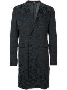 Comme Des Garçons Pre-Owned однобортное пальто с камуфляжным узором