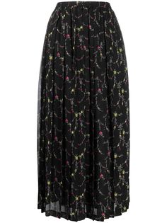 Junya Watanabe плиссированная юбка миди