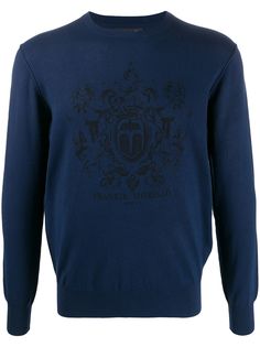 Frankie Morello вязаный джемпер с логотипом