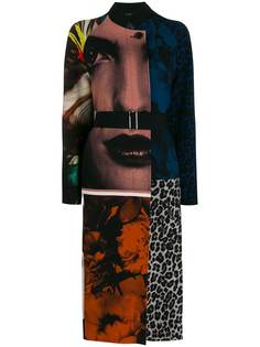 Paul Smith однобортное пальто с принтом