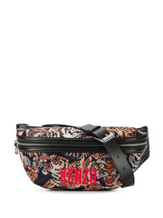 Kenzo жаккардовая поясная сумка Flying Tiger