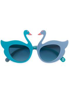 Stella McCartney Kids солнцезащитные очки Swan