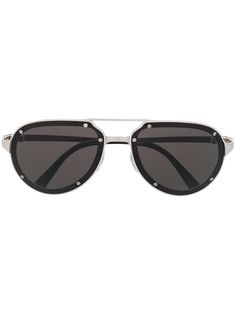 Cartier Eyewear солнцезащитные очки-авиаторы Santos