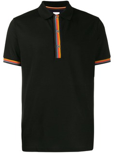 Paul Smith рубашка-поло с разноцветными полосками