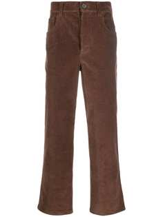 Nanushka вельветовые брюки прямого кроя