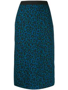 Paul Smith юбка с леопардовым принтом