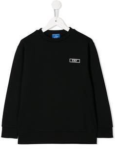 Fay Kids толстовка с круглым вырезом и логотипом