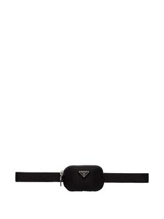 Prada поясная сумка с металлическим логотипом