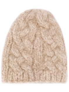 Snobby Sheep cable-knit beanie hat