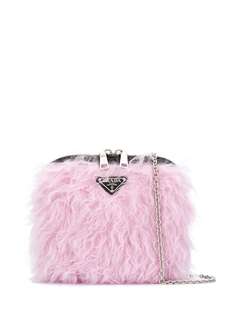 Prada сумка с искусственным мехом