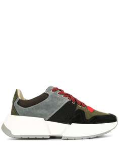 MM6 Maison Margiela кроссовки на шнуровке со вставками