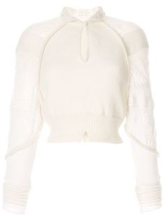 Mame Kurogouchi layered knitted top